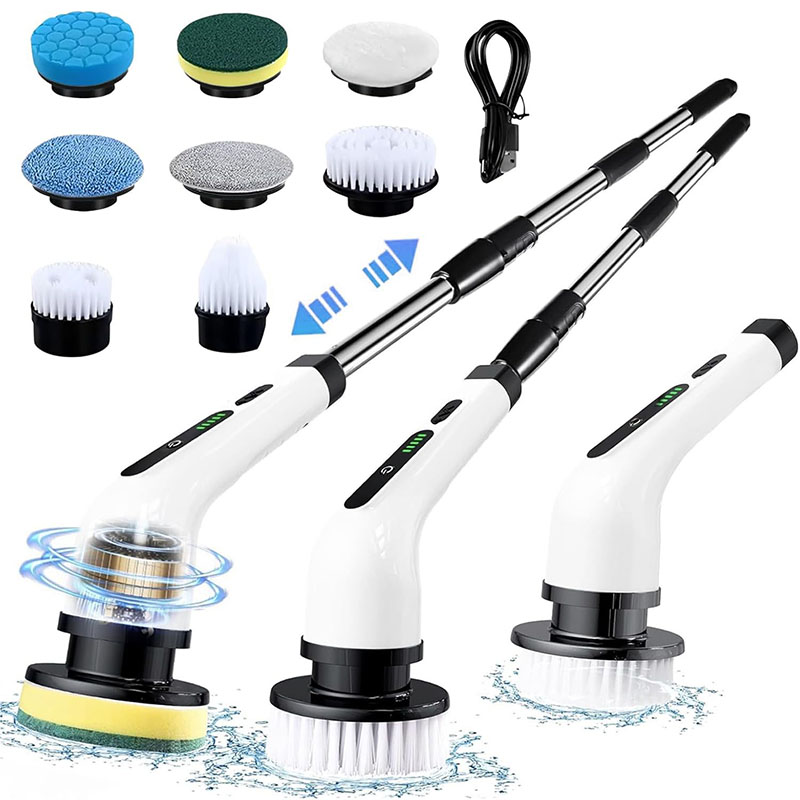 Outdoor Power Broom - Cordless Household Spin Scrubber Kitchen Gadgets