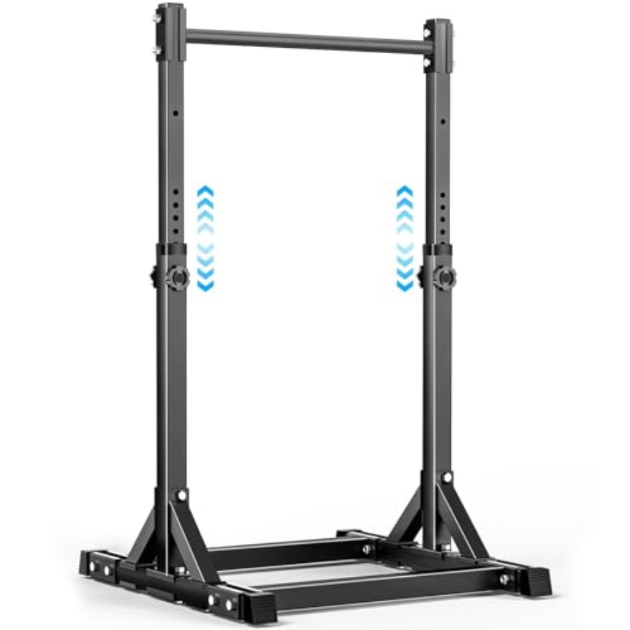 Outdoor Power Tower Pull Up Bar - Free Standing Adjustable Pull Up Bar
