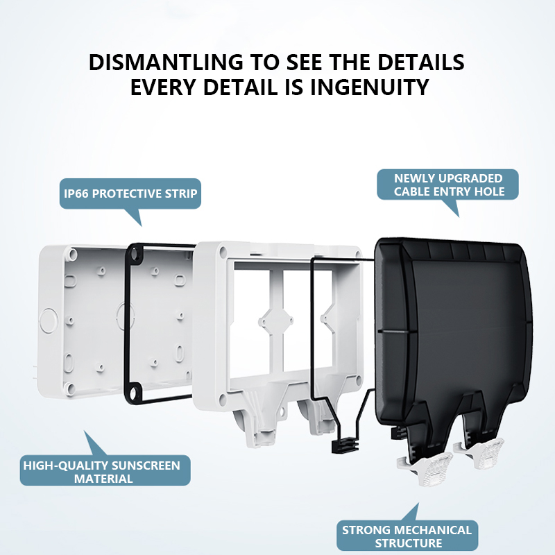 Avoir Tuya Tường Điện Ổ Cắm Ip - đánh giá và giá Outdoor Power Inlet Box