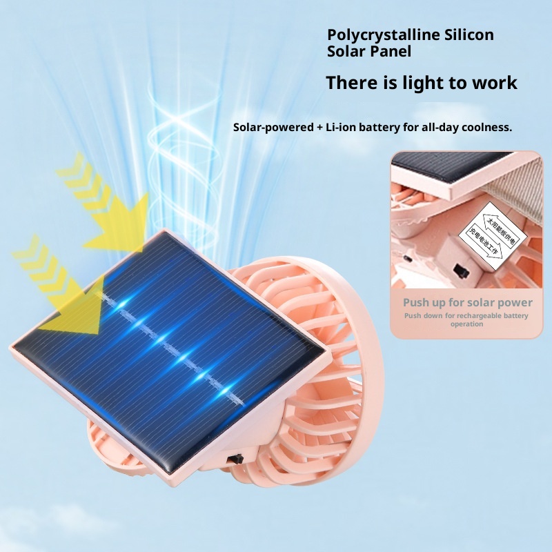 Portable Mini Clip Fan Dual Po - đánh giá và giá Outdoor Power Fan