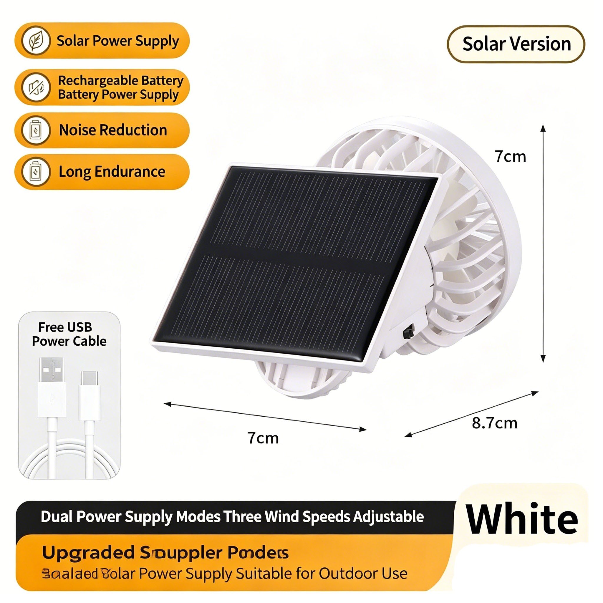 Portable Mini Clip Fan Dual Po - đánh giá và giá Outdoor Power Fan