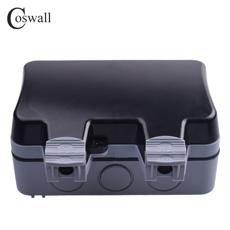 Coswall IP66 Chống Chịu Thời T - đánh giá và giá Outdoor Power Outlet Waterproof