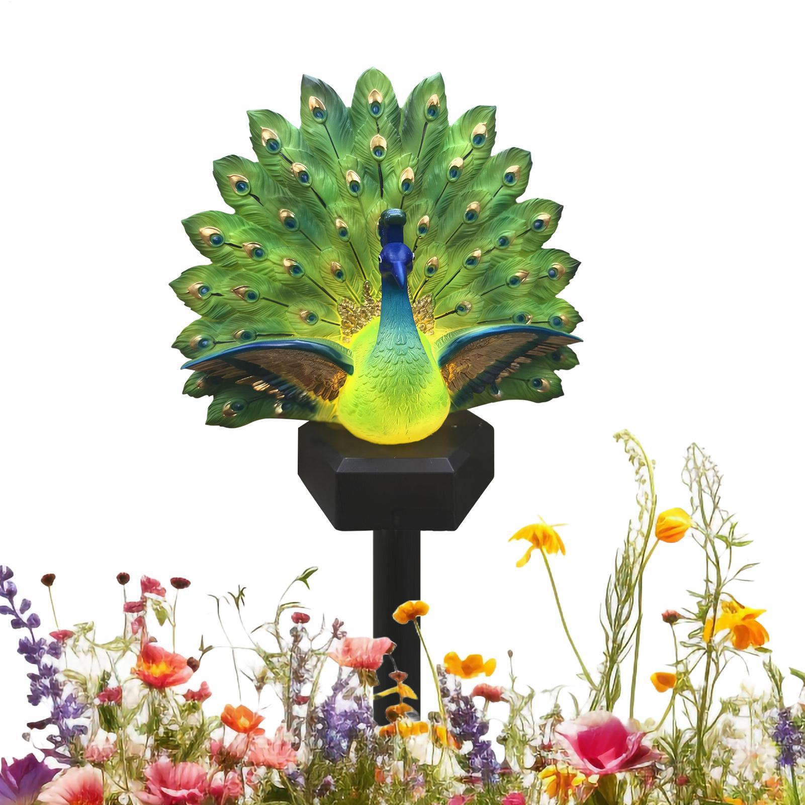 Solar Powered Bird Decor Solar - đánh giá và giá Outdoor Yard Power Stake