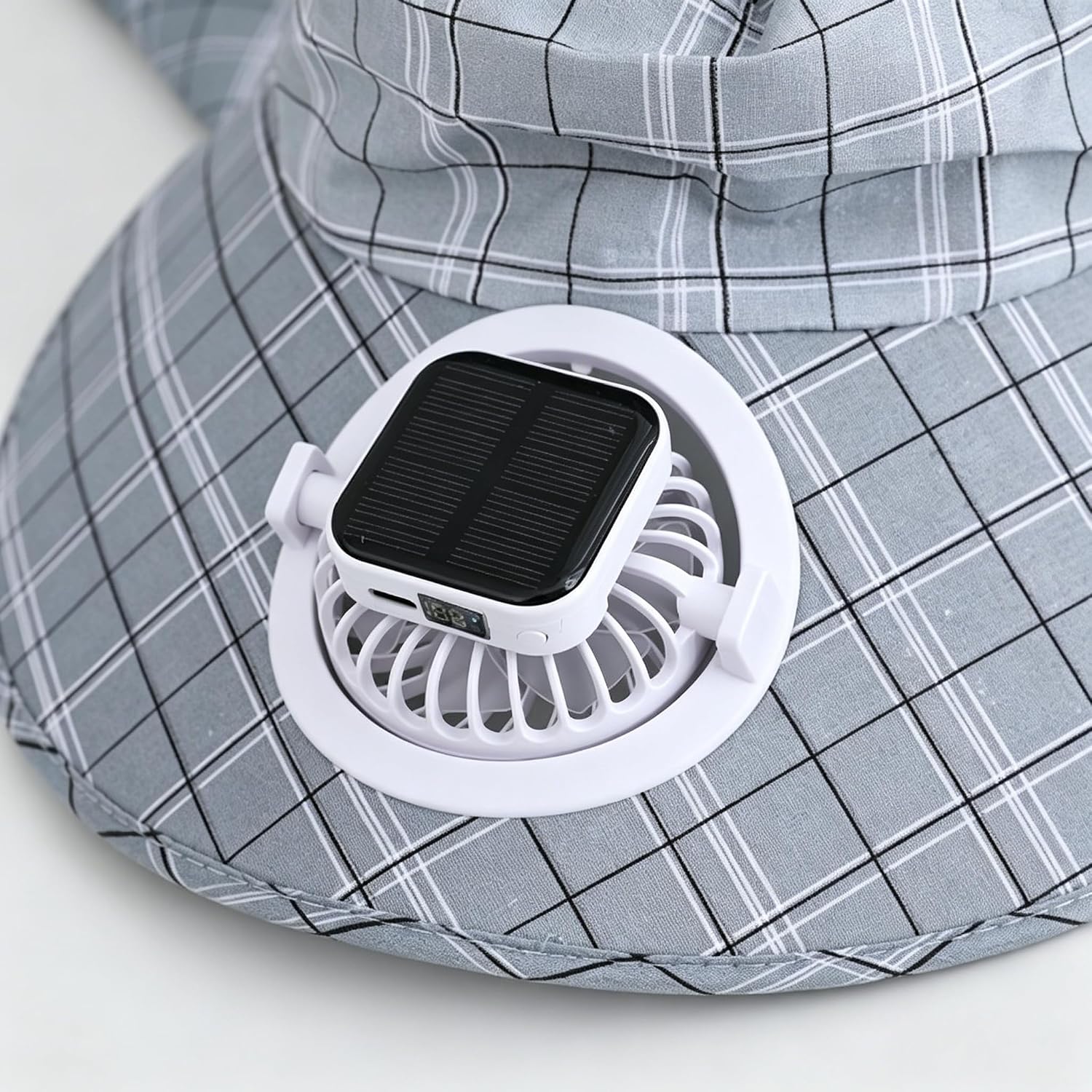1PC Solar Power Neck Guard Fan - đánh giá và giá Outdoor Power Fan