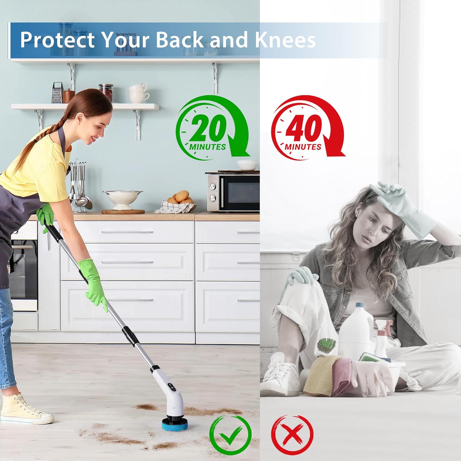 Cordless Household Spin Scrubb - đánh giá và giá Outdoor Power Broom