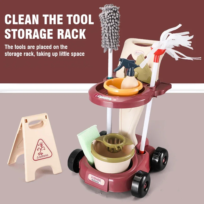 Kids Cleaning Toy Set Housekee - đánh giá và giá Outdoor Power Broom
