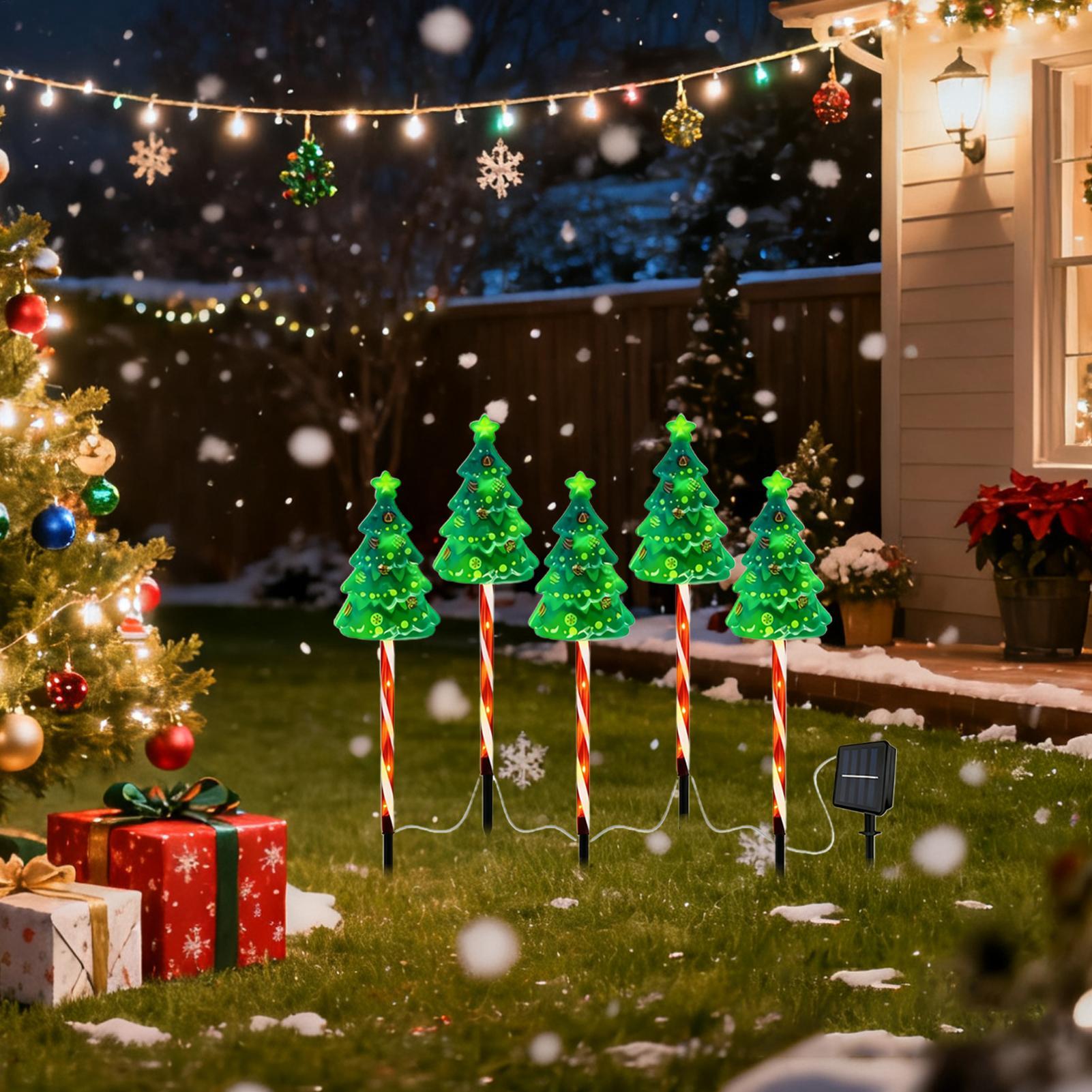 Christmas Tree Driveway Light  - đánh giá và giá Outdoor Yard Power Stake