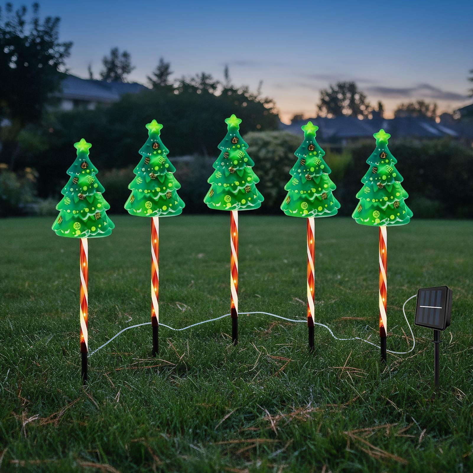 Christmas Tree Driveway Light  - đánh giá và giá Outdoor Yard Power Stake