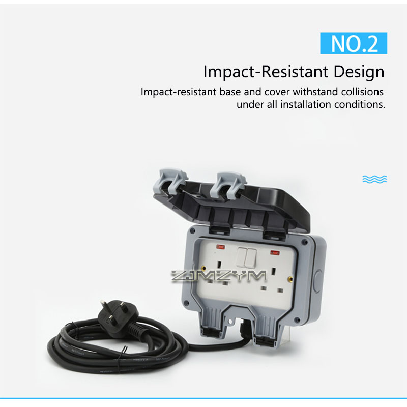 Outdoor Waterproof Socket IP66 - đánh giá và giá Outdoor Power Outlet Waterproof