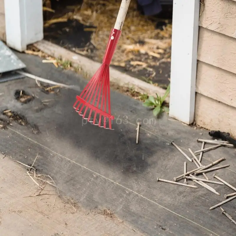 Carbon Steel Grass Rake Hand R - đánh giá và giá Outdoor Power Broom