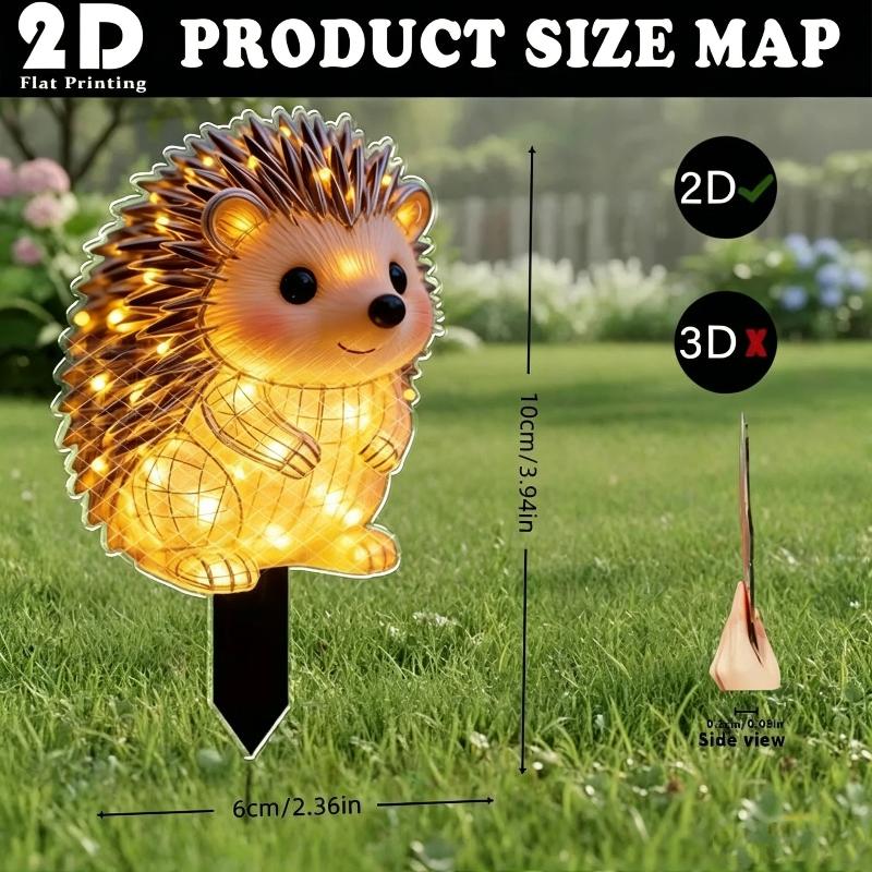 2D Waterproof Solar Powered He - đánh giá và giá Outdoor Yard Power Stake