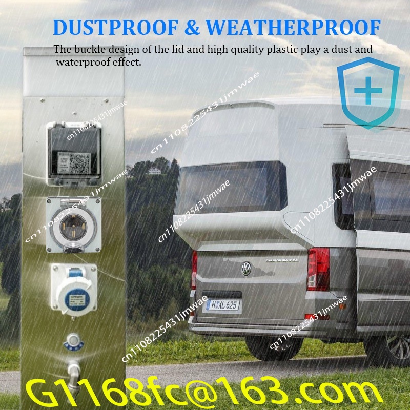 50 Amp Generator RV Power Inle - đánh giá và giá Outdoor Power Inlet Box