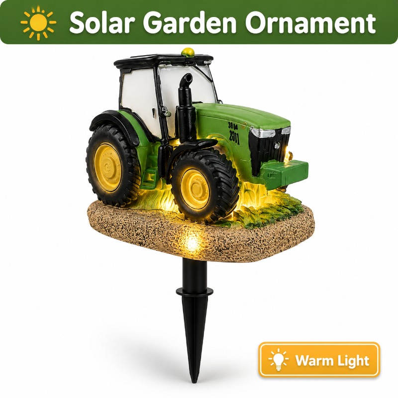 Solar Tractor Garden Stake Lig - đánh giá và giá Outdoor Yard Power Stake