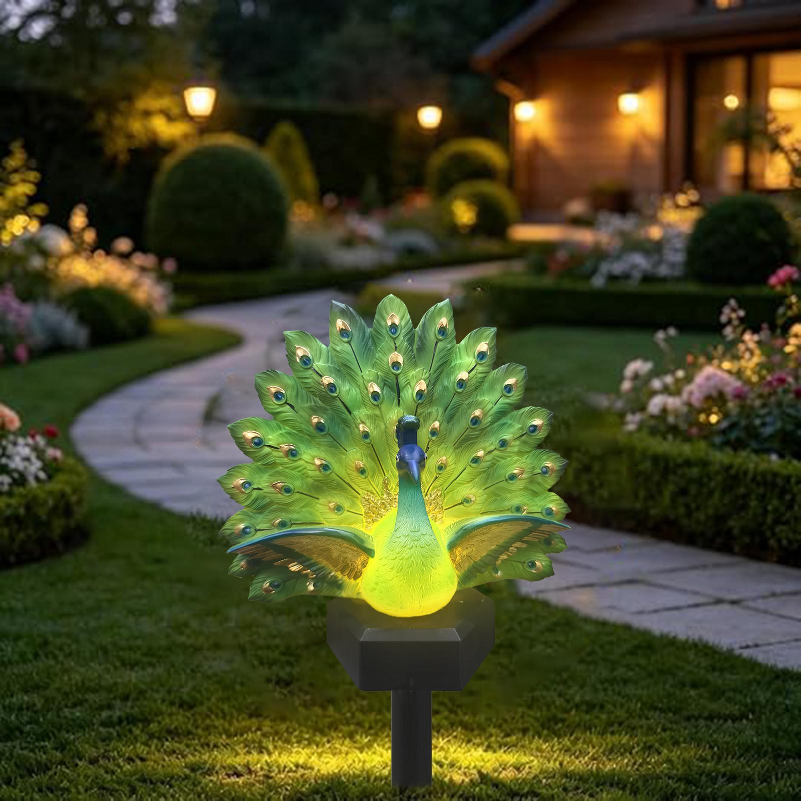 Solar Bird Garden Decor Solar  - đánh giá và giá Outdoor Yard Power Stake