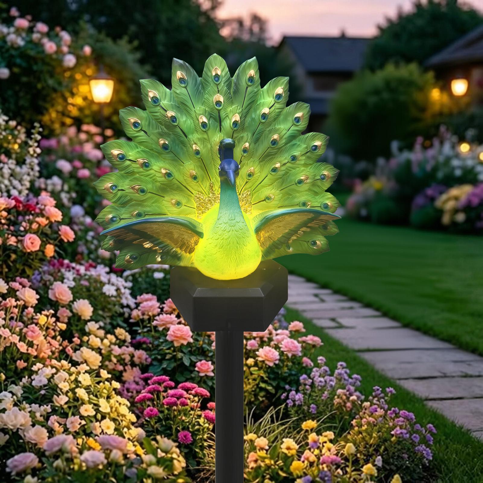 Solar Bird Garden Decor Solar  - đánh giá và giá Outdoor Yard Power Stake