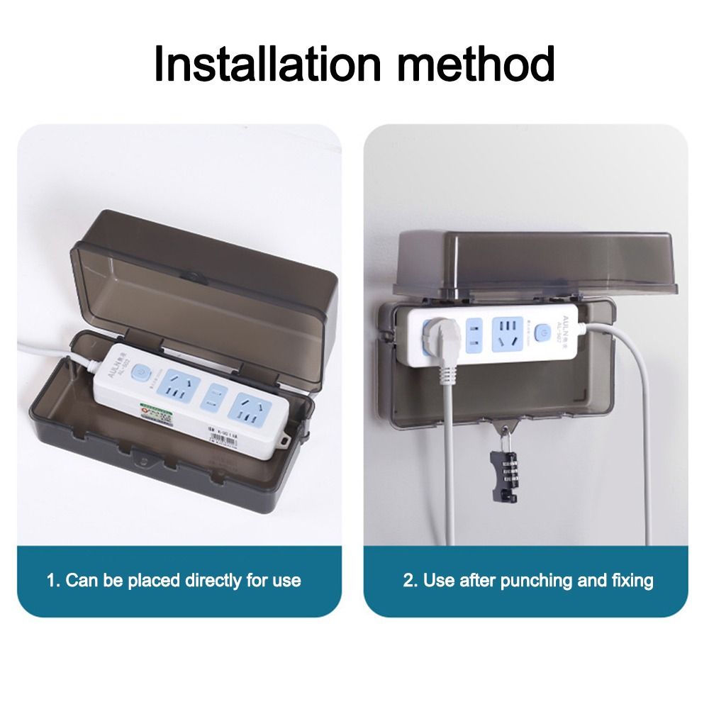 Portable Plastic Plug Box Anti - đánh giá và giá Outdoor Power Outlet Waterproof