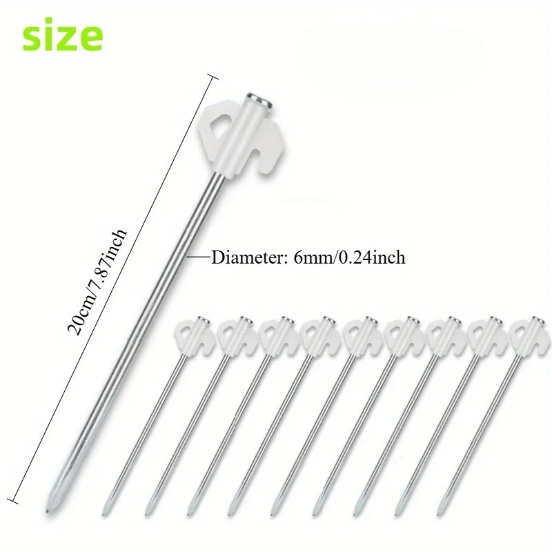 Luminous Tent Pegs Glow in Dar - đánh giá và giá Outdoor Power Stake